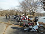 松野湖へ集まった旧車達