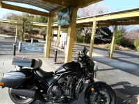 鞍ヶ池ＰＡで休憩