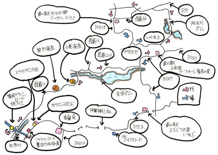 ９月定例ルート図